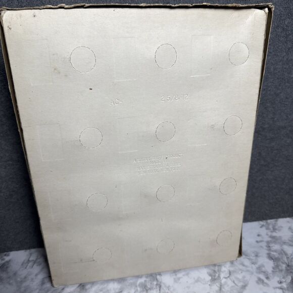 Vtg Shiny Brite Glass Ornaments Box 12 Stencil Glitter Solid Xmas USA READ - Picture 9 of 10